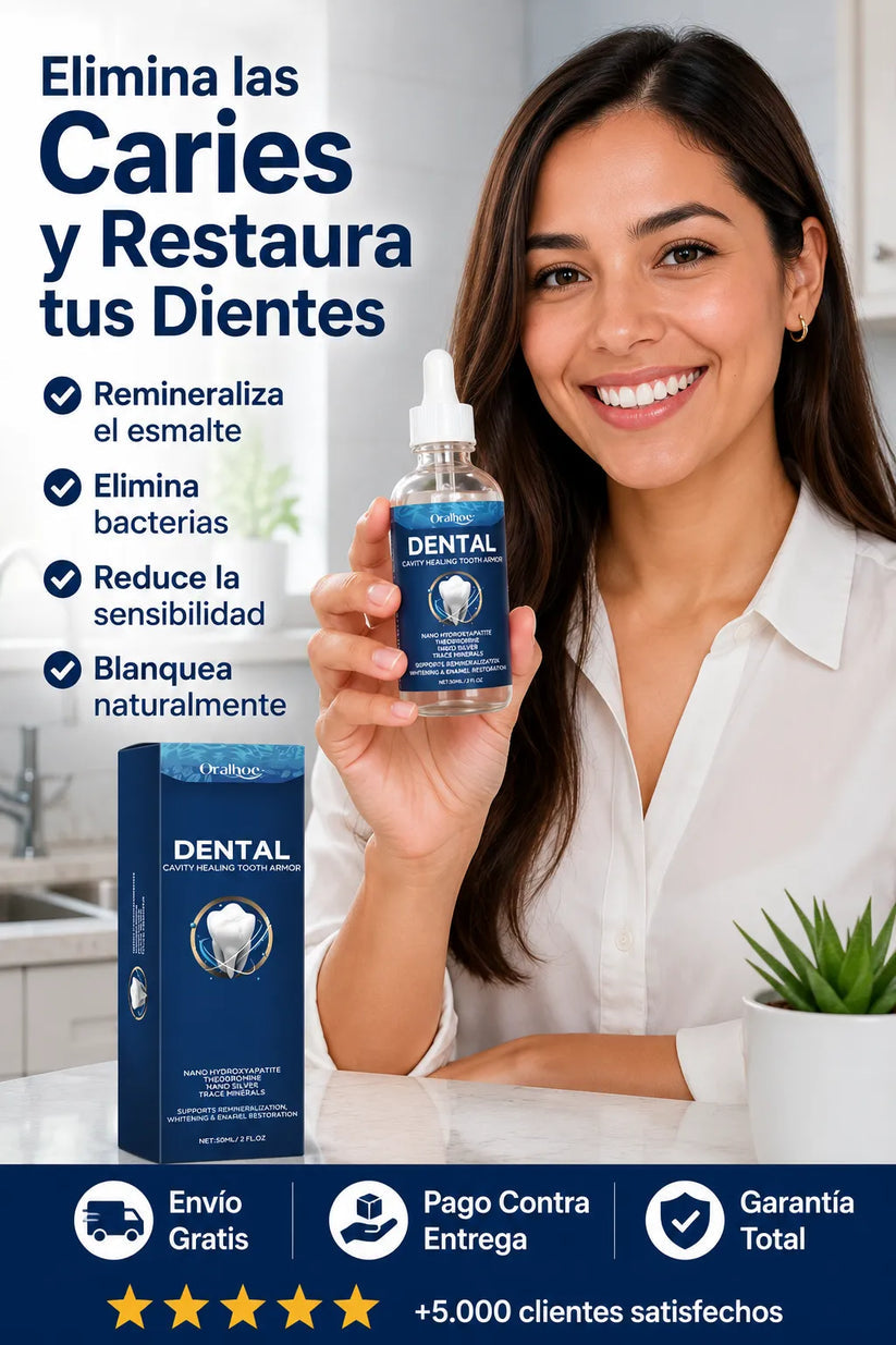 DentaRestore™ Ayuda a Reparar Dientes Dañados y Fortalecer el Esmalte