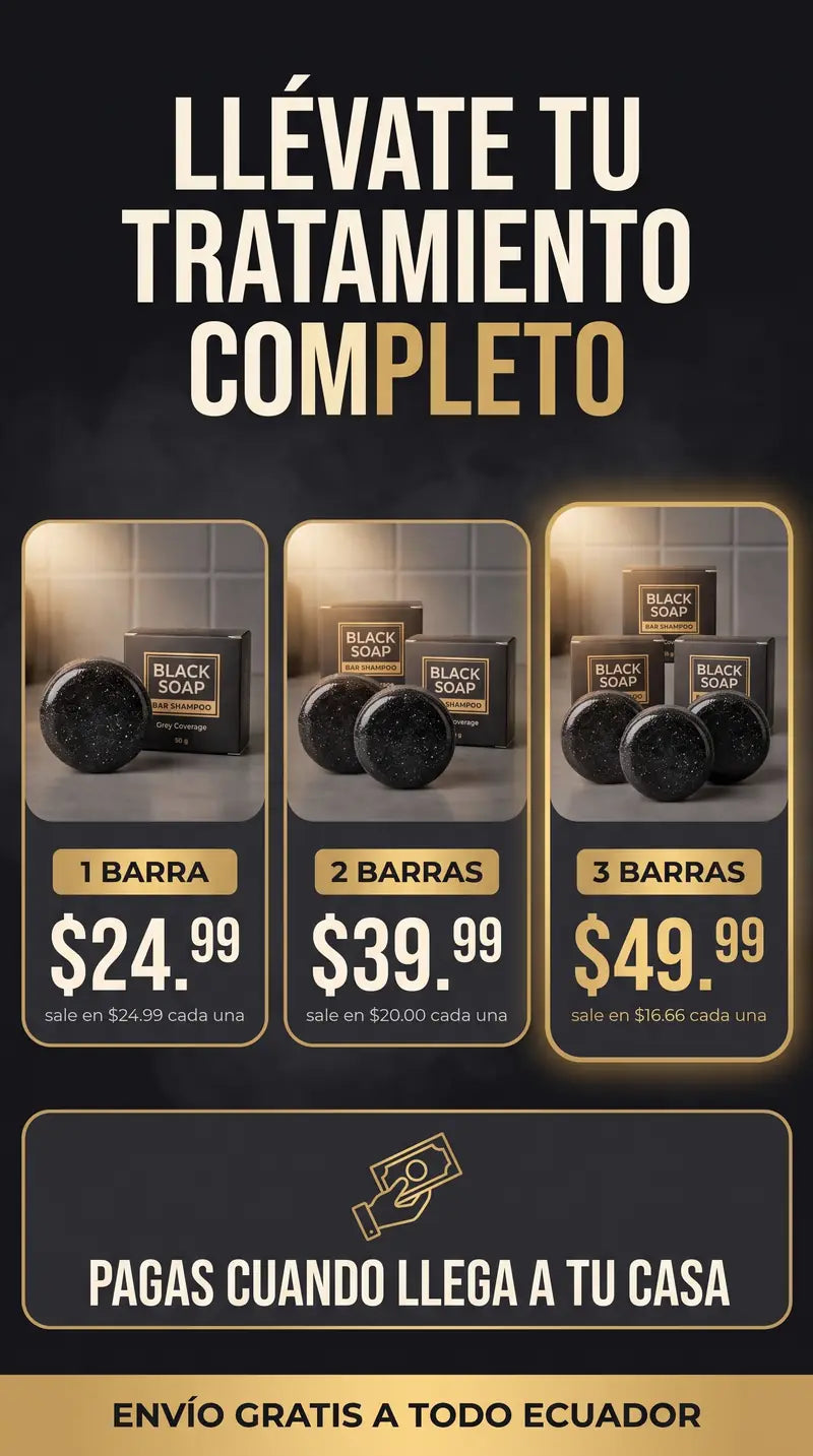 Packs: 1 barra $24.99, 2 barras $39.99 y 3 barras $49.99 con envio gratis a todo Ecuador y pago contra entrega