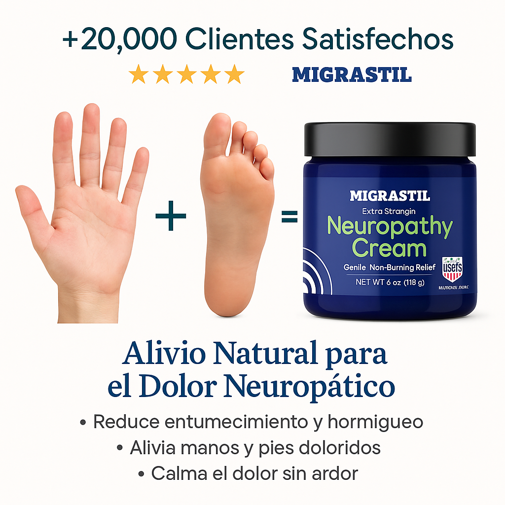 Calma el Ardor y Hormigueo en Minutos Crema Natural ORIGINAL