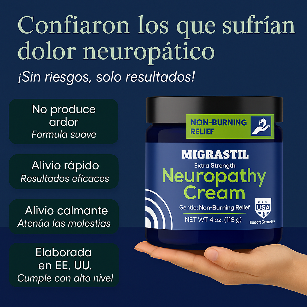 Calma el Ardor y Hormigueo en Minutos Crema Natural ORIGINAL