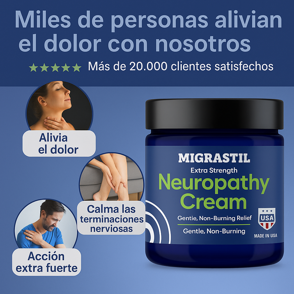 Calma el Ardor y Hormigueo en Minutos Crema Natural ORIGINAL