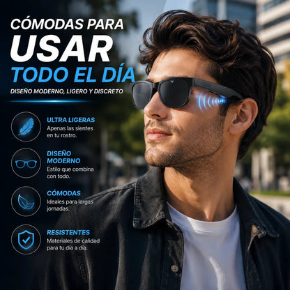 Gafas Inteligentes G58 · Audio Bluetooth, Llamadas y Traducción