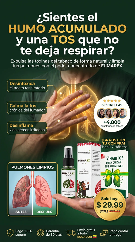 fumarex Tratamiento calma la tos cronica del fumador