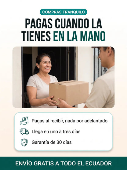 Muñequera Masajeadora con Calor · Alivio para túnel carpiano y tendinitis