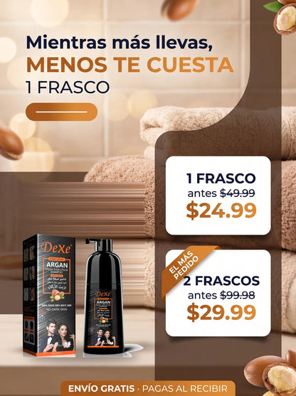 Mientras más llevas, menos te cuesta: 1 frasco $24.99, 2 frascos $29.99