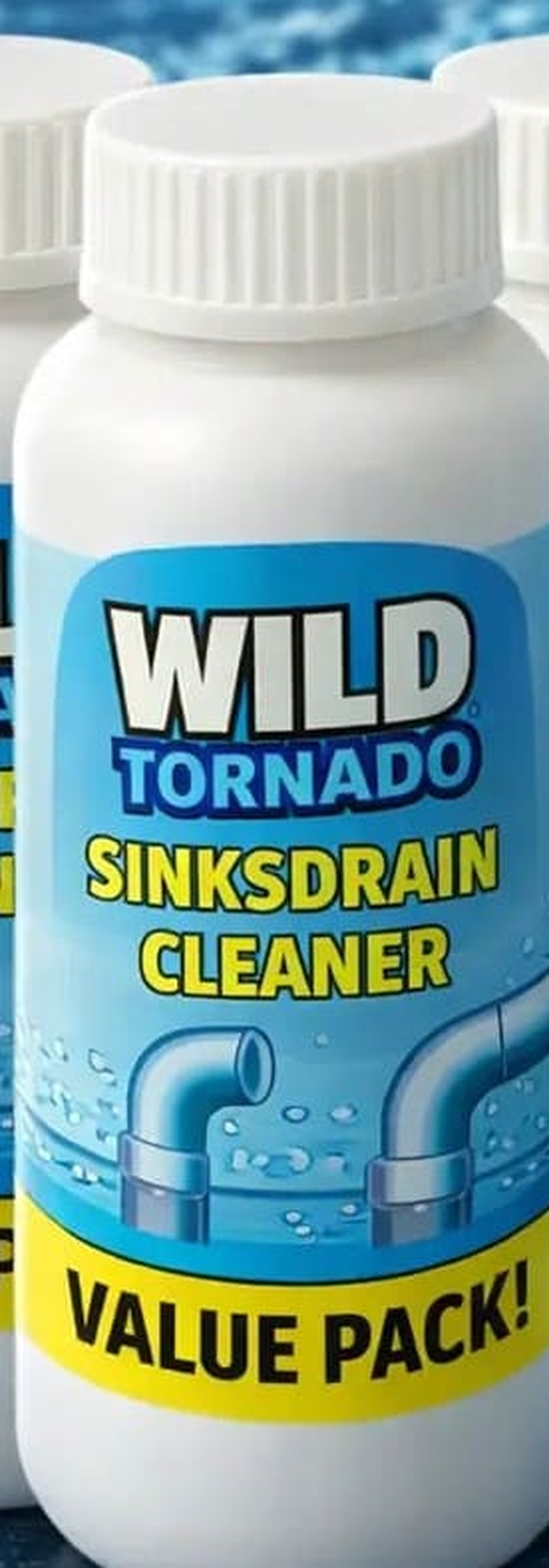 WILD TORNADO · Destapador de Cañerías en Polvo — Compra 1 y Lleva 3 Frascos