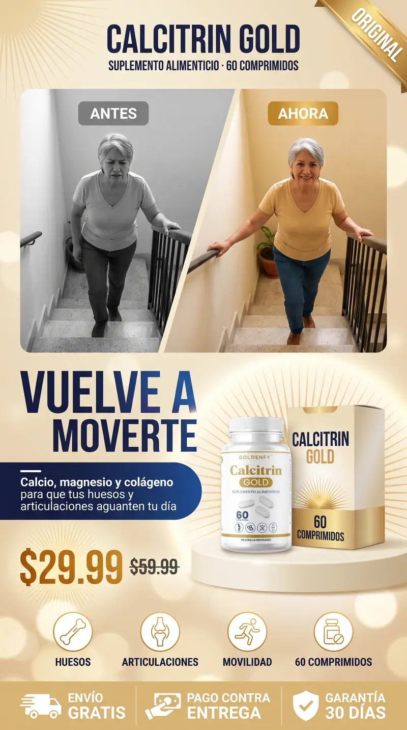 Calcitrin Gold: volver a subir las escaleras sin pensarlo