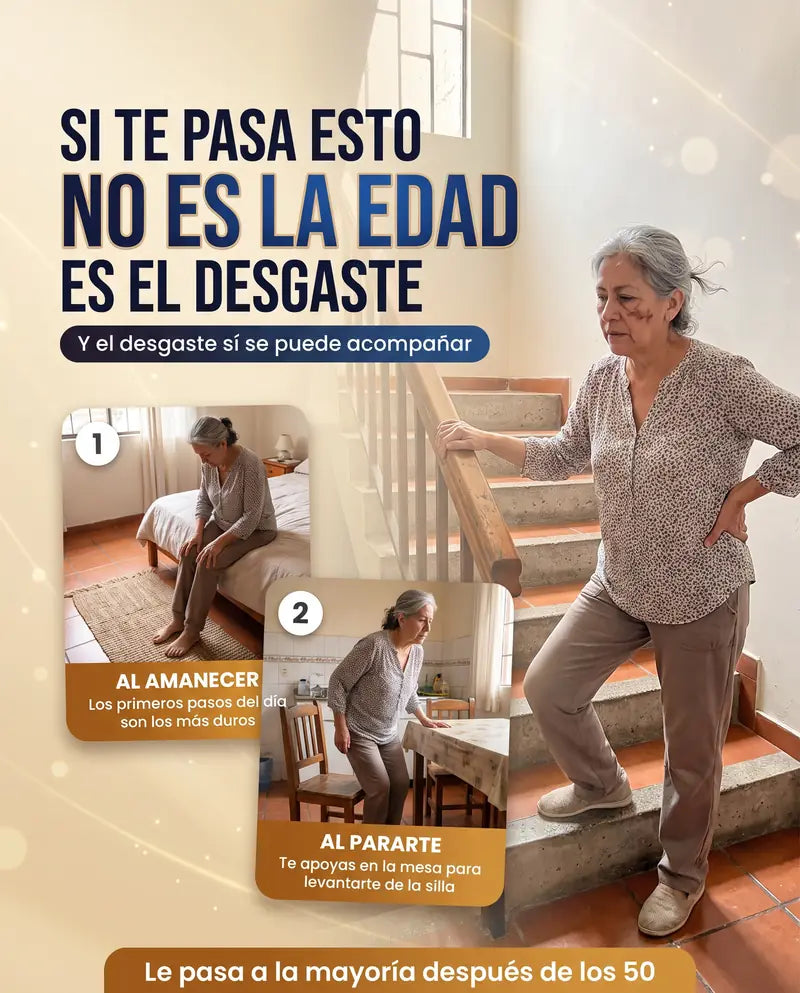 Si te pasa esto no es la edad, es el desgaste