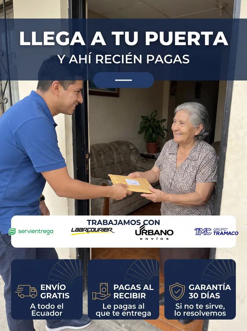 Llega a tu puerta y ahi recien pagas: envio gratis y pago contra entrega