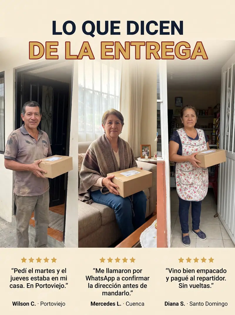 Lo que dicen de la entrega: Wilson C. de Portoviejo, Mercedes L. de Cuenca y Diana S. de Santo Domingo