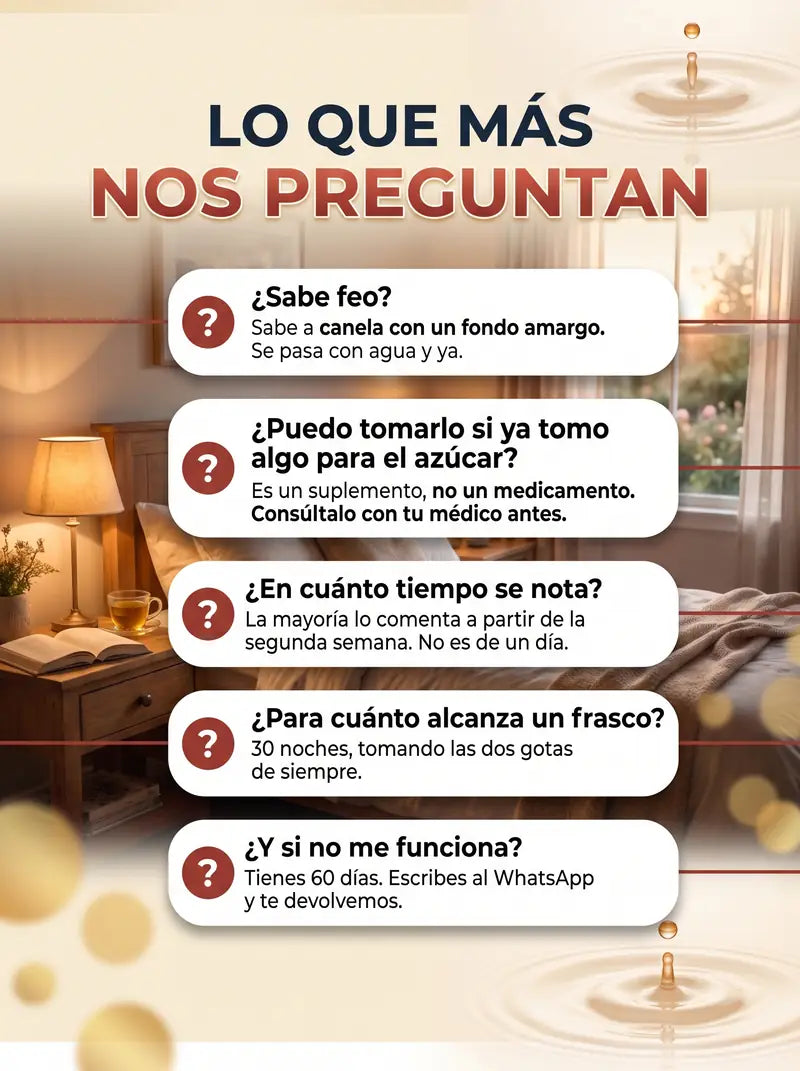Lo que mas nos preguntan: sabor, si se puede tomar con otro tratamiento, cuando se nota, cuanto alcanza y que pasa si no funciona