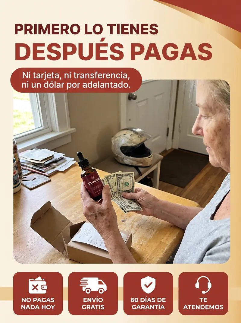 Primero lo tienes y despues pagas: ni tarjeta, ni transferencia, ni un dolar por adelantado; envio gratis y 60 dias de garantia
