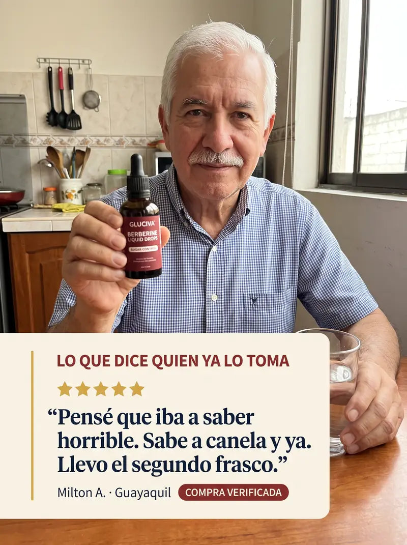 Lo que dice quien ya lo toma: pense que iba a saber horrible, sabe a canela y ya, llevo el segundo frasco. Milton A., Guayaquil