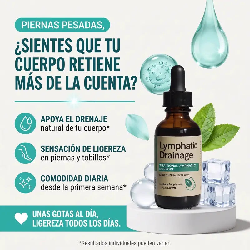 ¿Sientes que tu cuerpo retiene más de la cuenta? Apoya el drenaje natural, sensación de ligereza y comodidad diaria