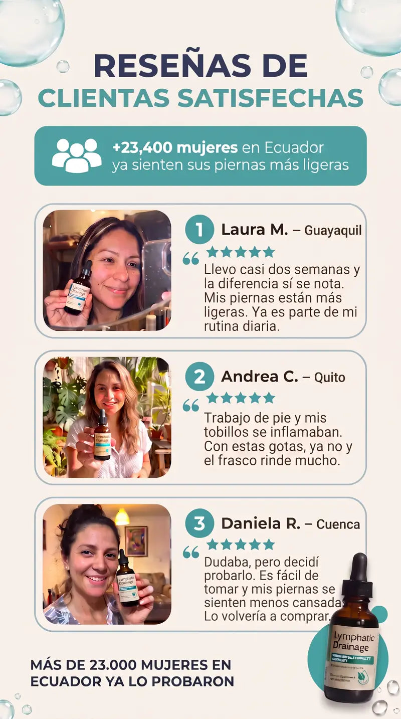 Reseñas de clientas satisfechas en Ecuador: Guayaquil, Quito y Cuenca