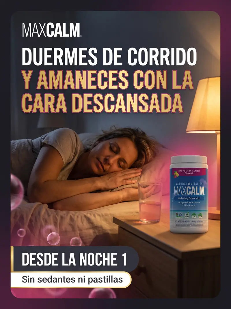 Duermes de corrido y amaneces con la cara descansada, desde la noche 1
