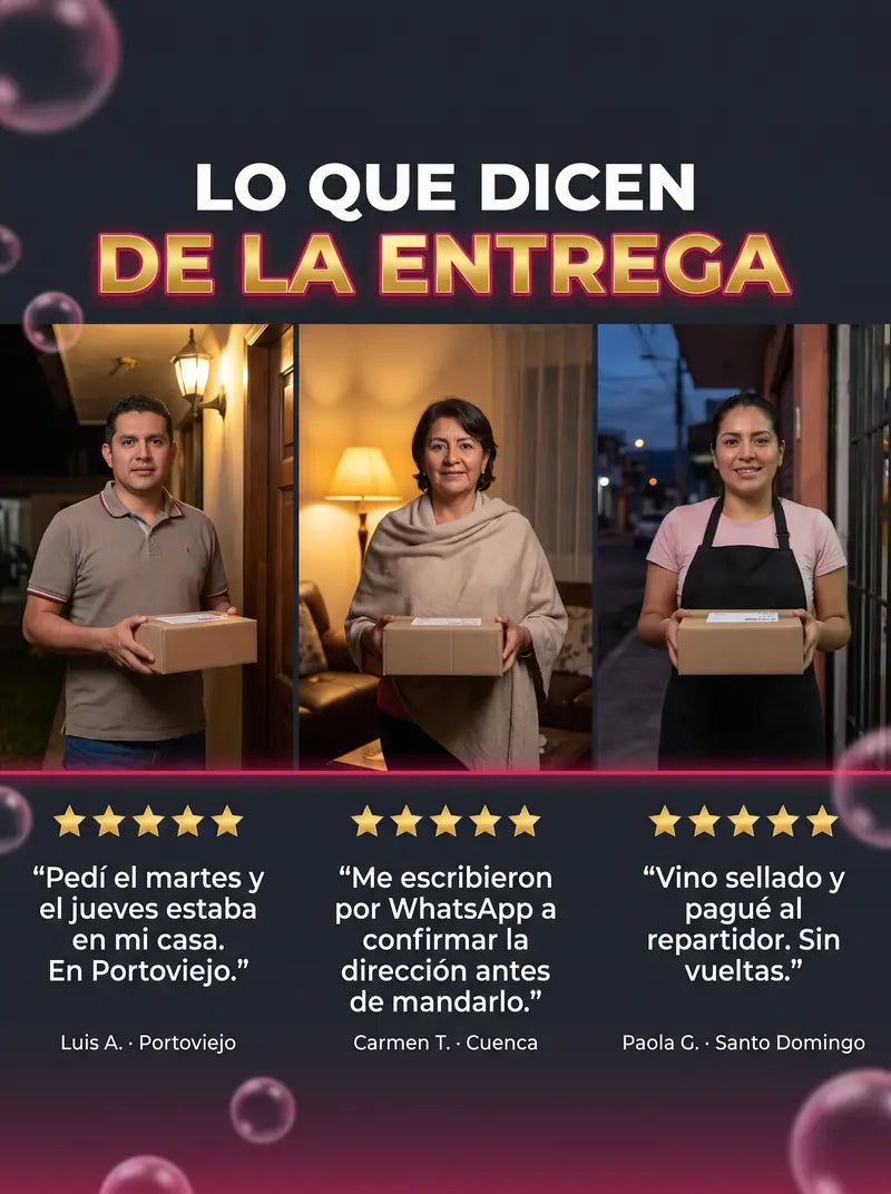 Lo que dicen de la entrega: Luis A. de Portoviejo, Carmen T. de Cuenca y Paola G. de Santo Domingo