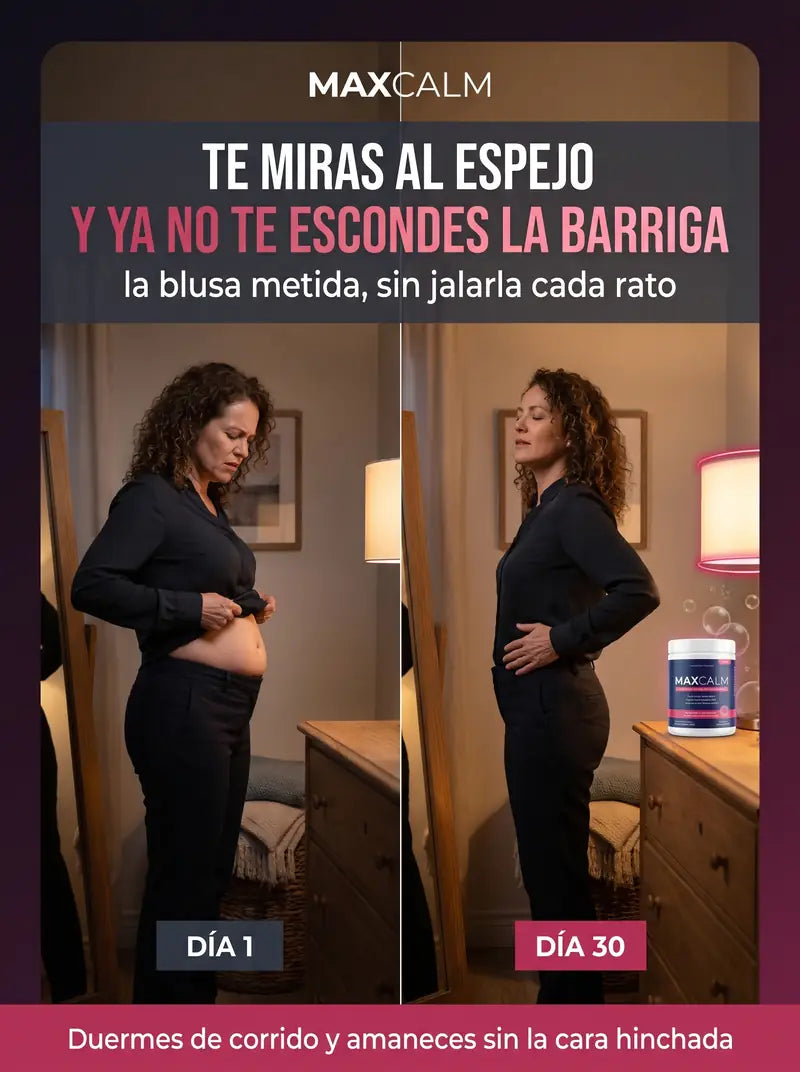 Te miras al espejo y ya no te escondes la barriga: dia 1 frente a dia 30