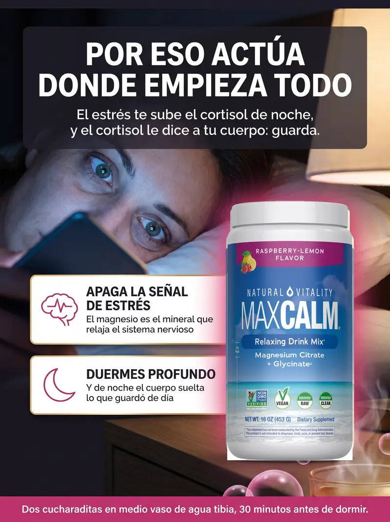 Por eso actua donde empieza todo: el magnesio apaga la senal de estres y duermes profundo