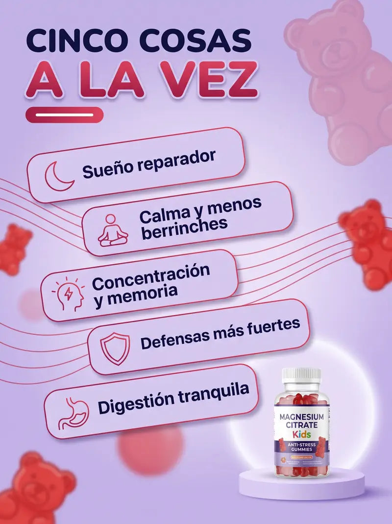 Cinco cosas a la vez: sueno reparador, calma, concentracion, defensas y digestion