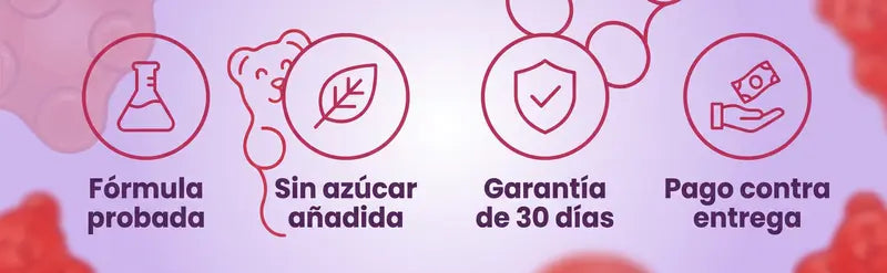Formula probada, sin azucar anadida, garantia de 30 dias y pago contra entrega