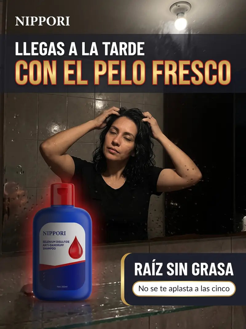 Llegas a la tarde con el pelo fresco: raiz sin grasa