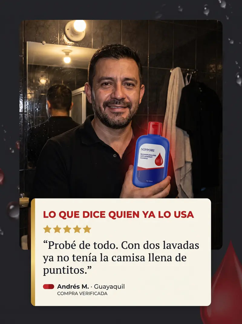 Lo que dice quien ya lo usa: probe de todo, con dos lavadas ya no tenia la camisa llena de puntitos. Andres M., Guayaquil