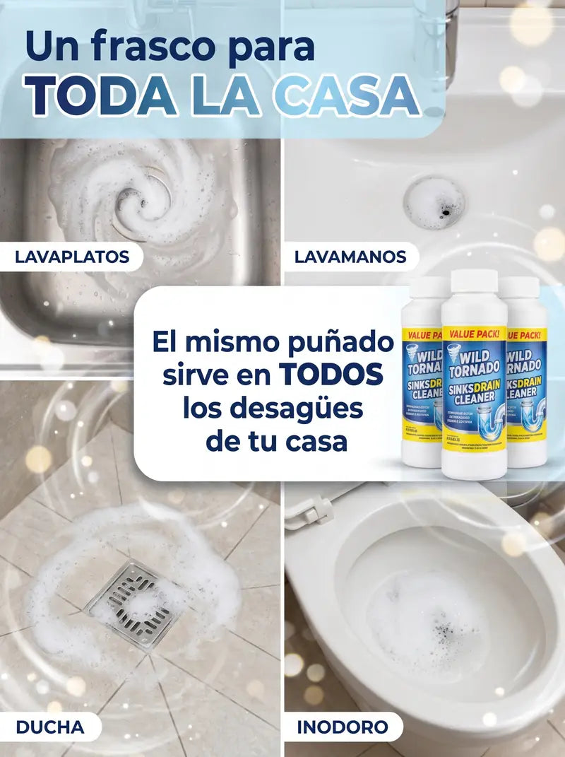 Un frasco para toda la casa: lavaplatos, lavamanos, ducha e inodoro