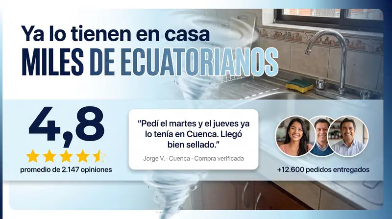 Ya lo tienen en casa miles de ecuatorianos: 4,8 de promedio y más de 12.600 pedidos entregados