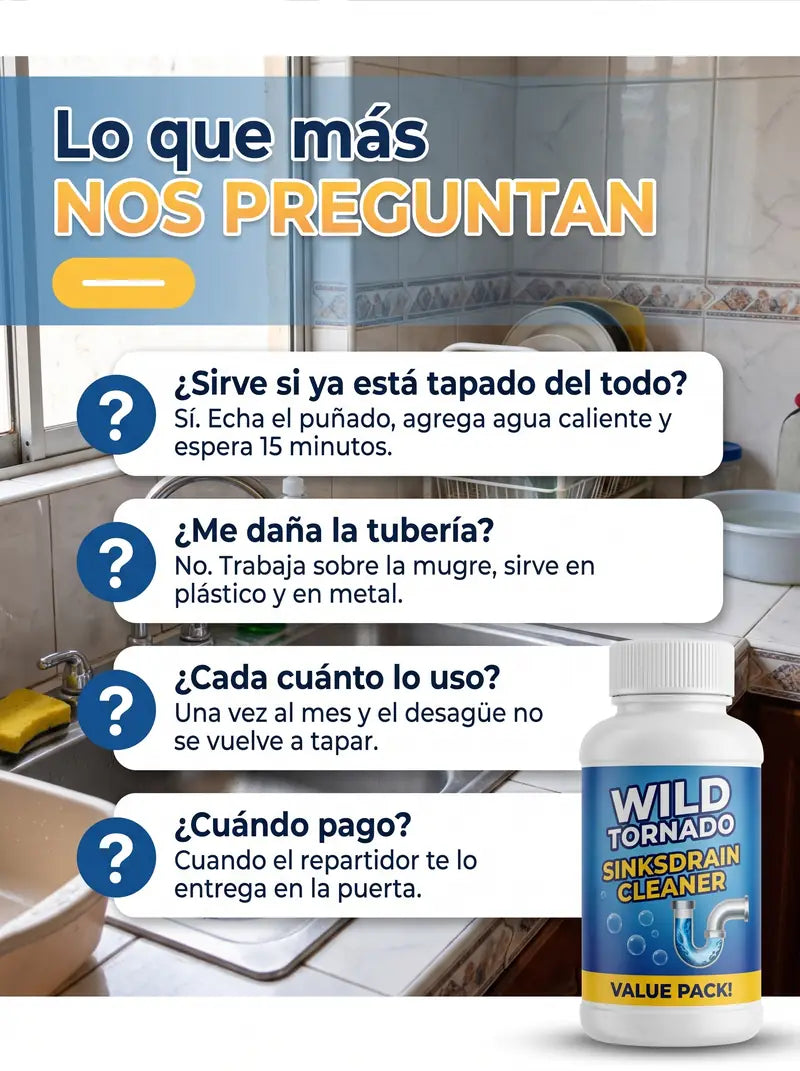 Lo que más nos preguntan: si sirve estando tapado del todo, si daña la tubería, cada cuánto usarlo y cuándo se paga